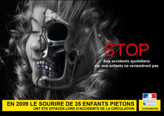Affiche pour la Sécurité Routière